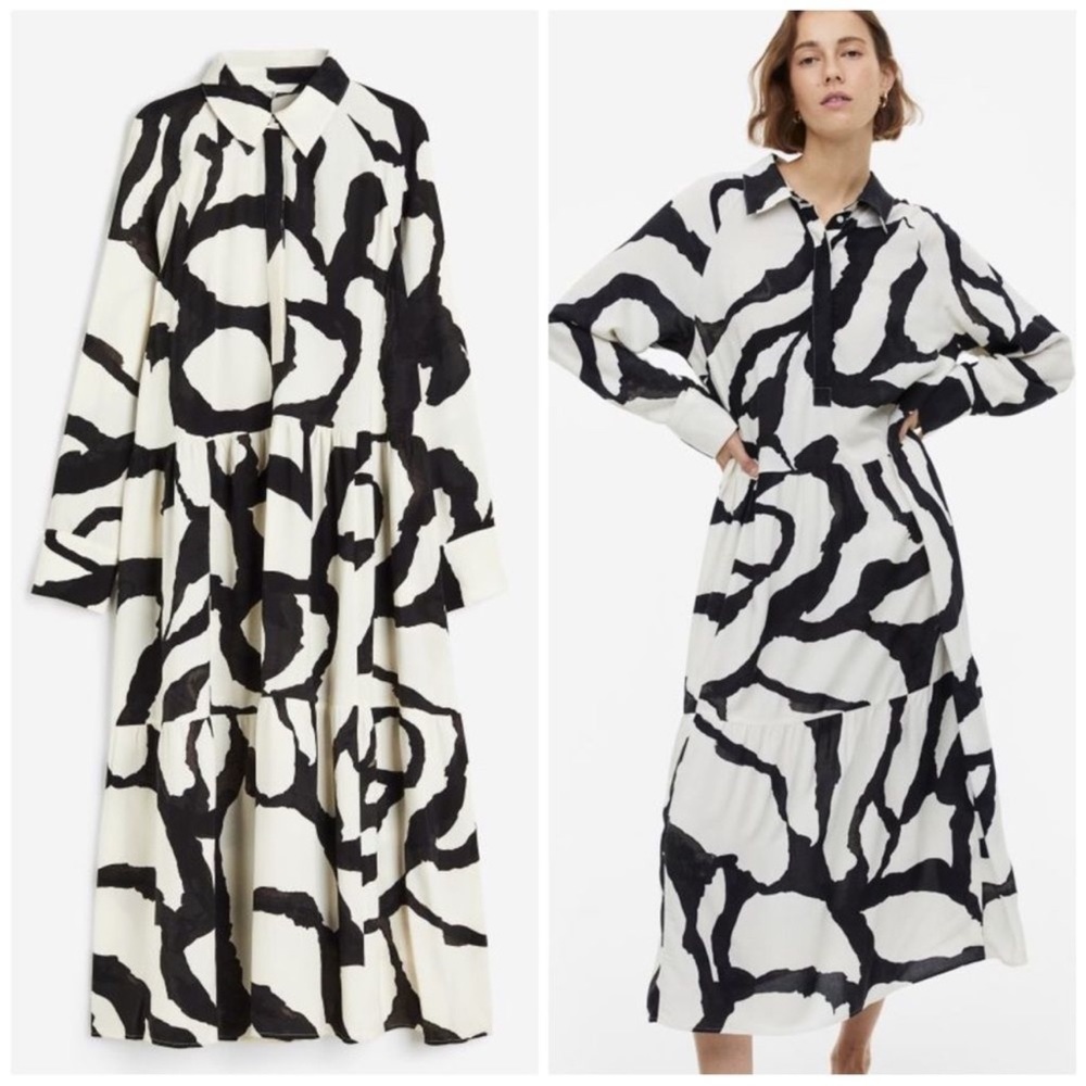 H&M Geometric Shirtdress